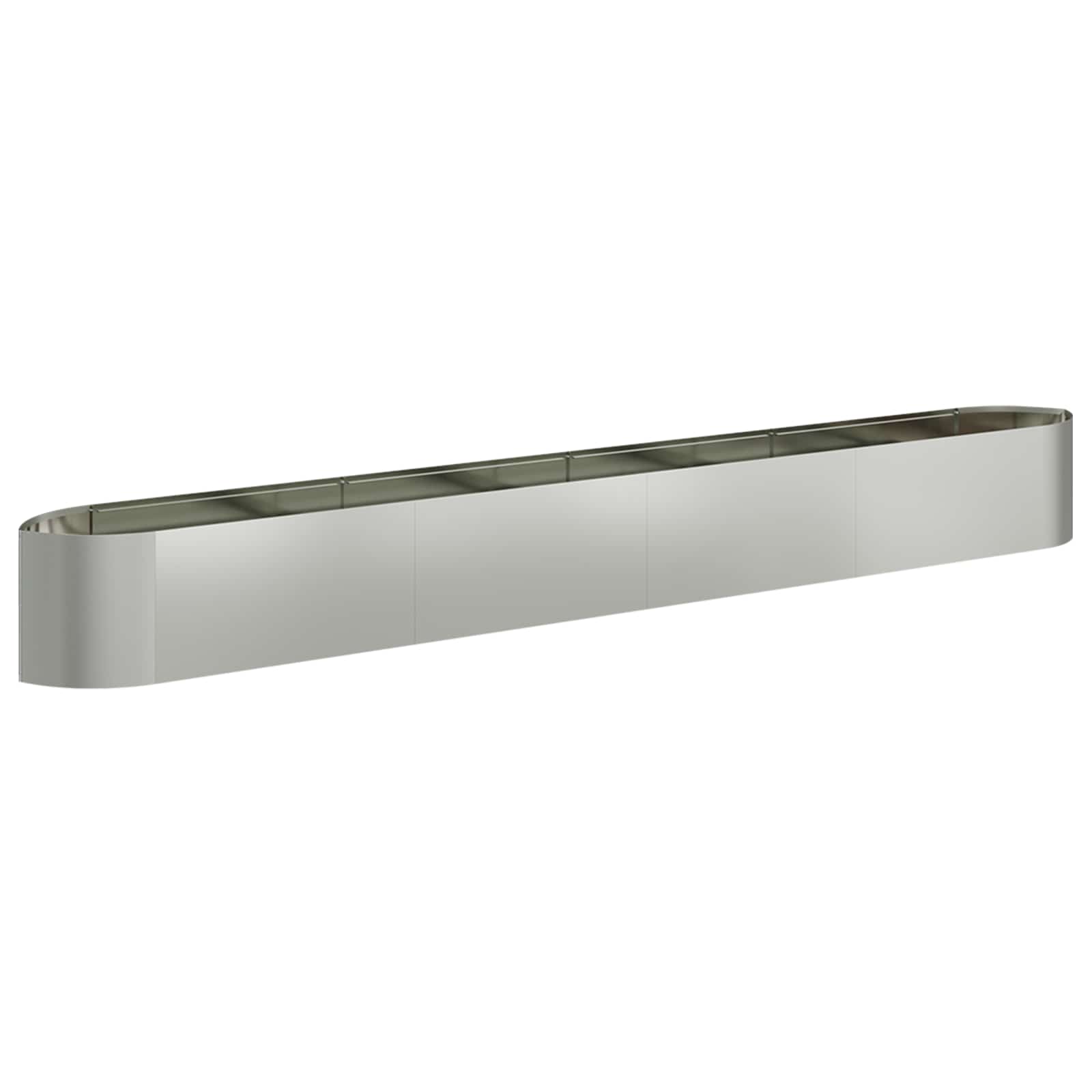 Verhoogd Tuinbed Gegalvaniseerd staal 380 x 40 x 40 cm Staal image 1