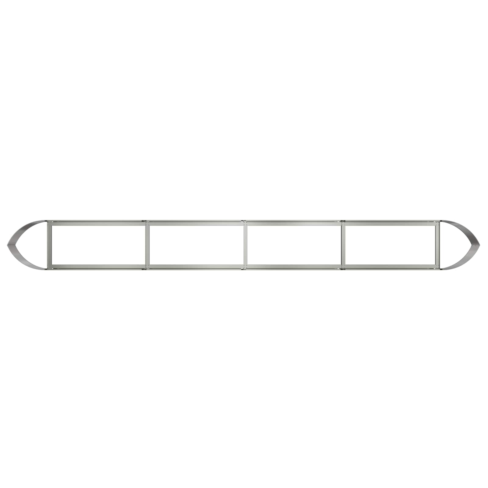 Verhoogd Tuinbed Gegalvaniseerd staal 380 x 40 x 40 cm Staal image 4