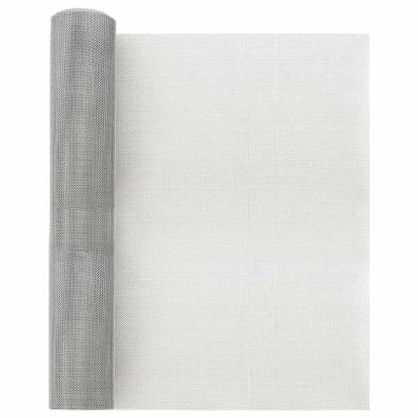 vidaXL V&otilde;rgusilm 40 x 2000 cm 20 Mesh Roostevaba teras 201 H&otilde;bedane
