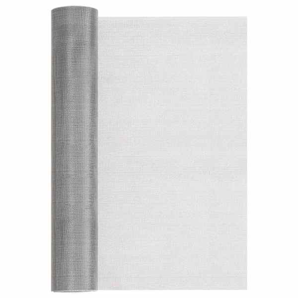vidaXL V&otilde;rgusilm 40 x 2000 cm 30 Mesh Roostevaba teras 201 H&otilde;bedane