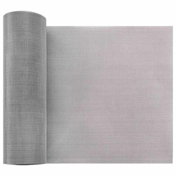 vidaXL V&otilde;rgusilm 20 x 1000 cm 60 Mesh Roostevaba teras 201 H&otilde;bedane