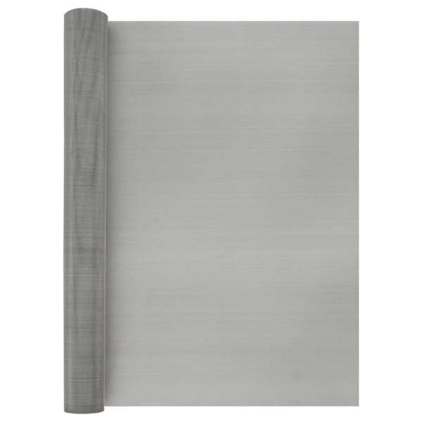 vidaXL V&otilde;rgusilm 60 x 500 cm 60 Mesh Roostevaba teras 201 H&otilde;bedane