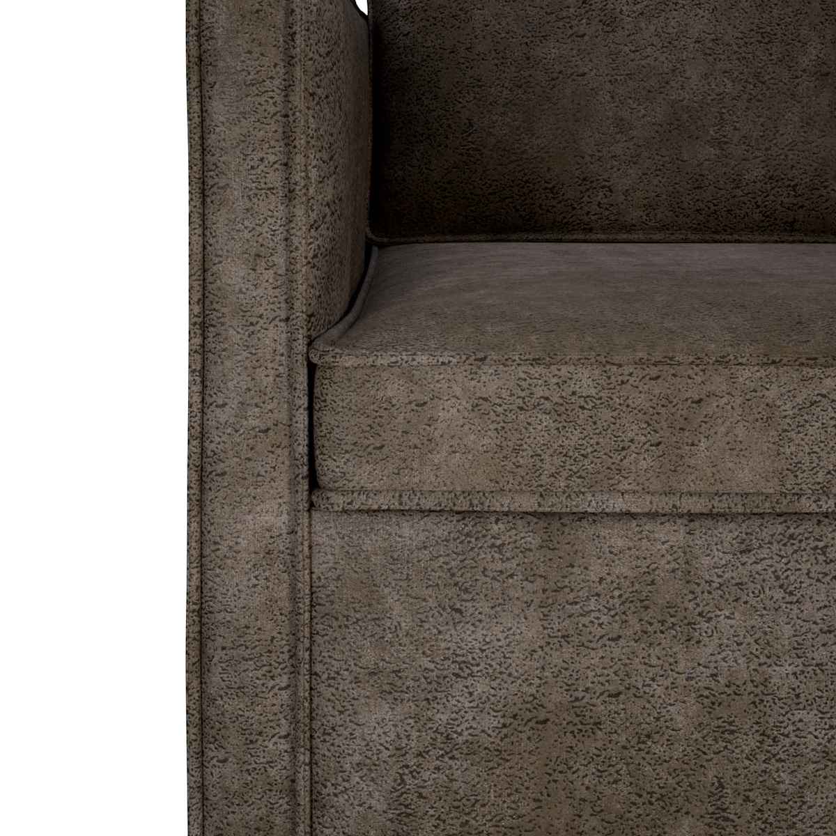 3-personers sofa Mørkegrå 190 x 81 x 82 cm Faux suedestof - Billede 6
