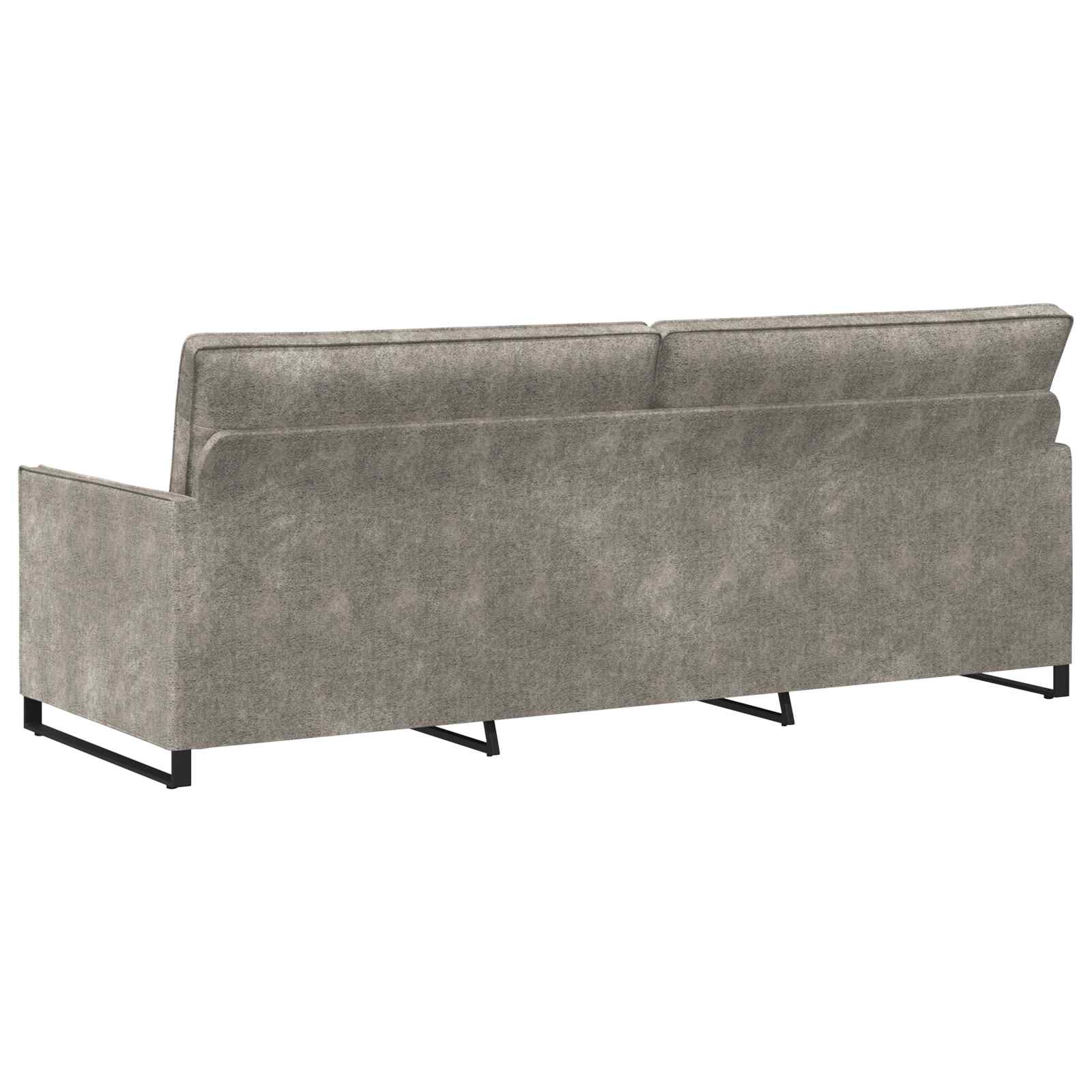 3-sedna sofa Svetlo siva 220 x 81 x 82 cm Umetni velur