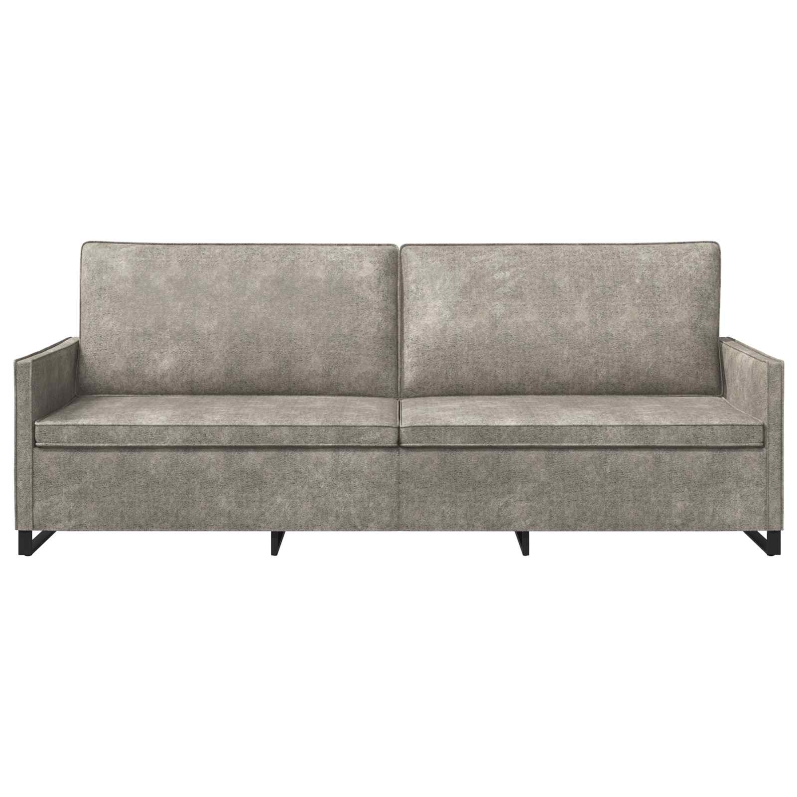3-sedna sofa Svetlo siva 220 x 81 x 82 cm Umetni velur