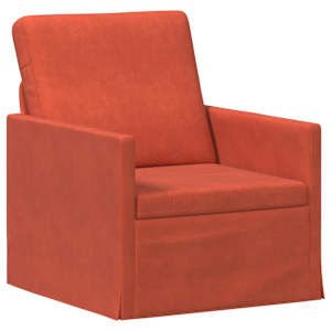 vidaXL &Uuml;ksik diivan Punane oranž 70 x 81 x 82 cm Korter kangas