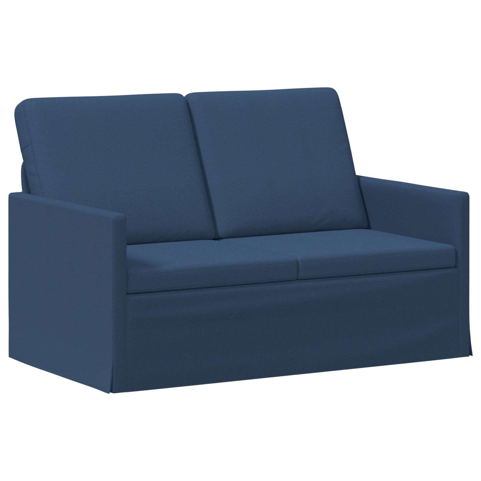 vidaXL Pohovka pro 2 osoby Modrá 130 x 81 x 82 cm Textil