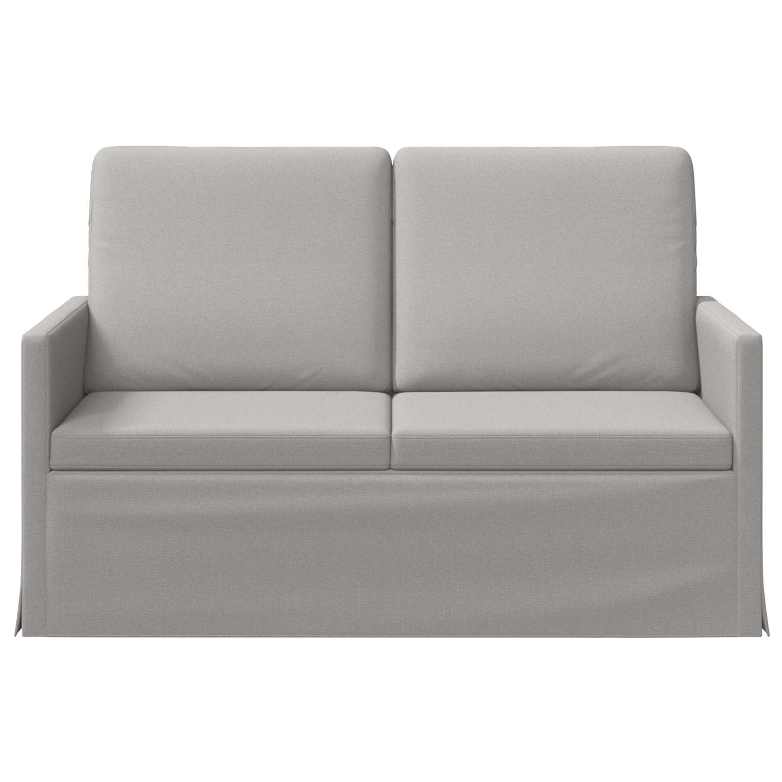 vidaXL - 2-zitsbank - Wolkgrijs - 130 - x - 81 - x - 82 - cm - Stof