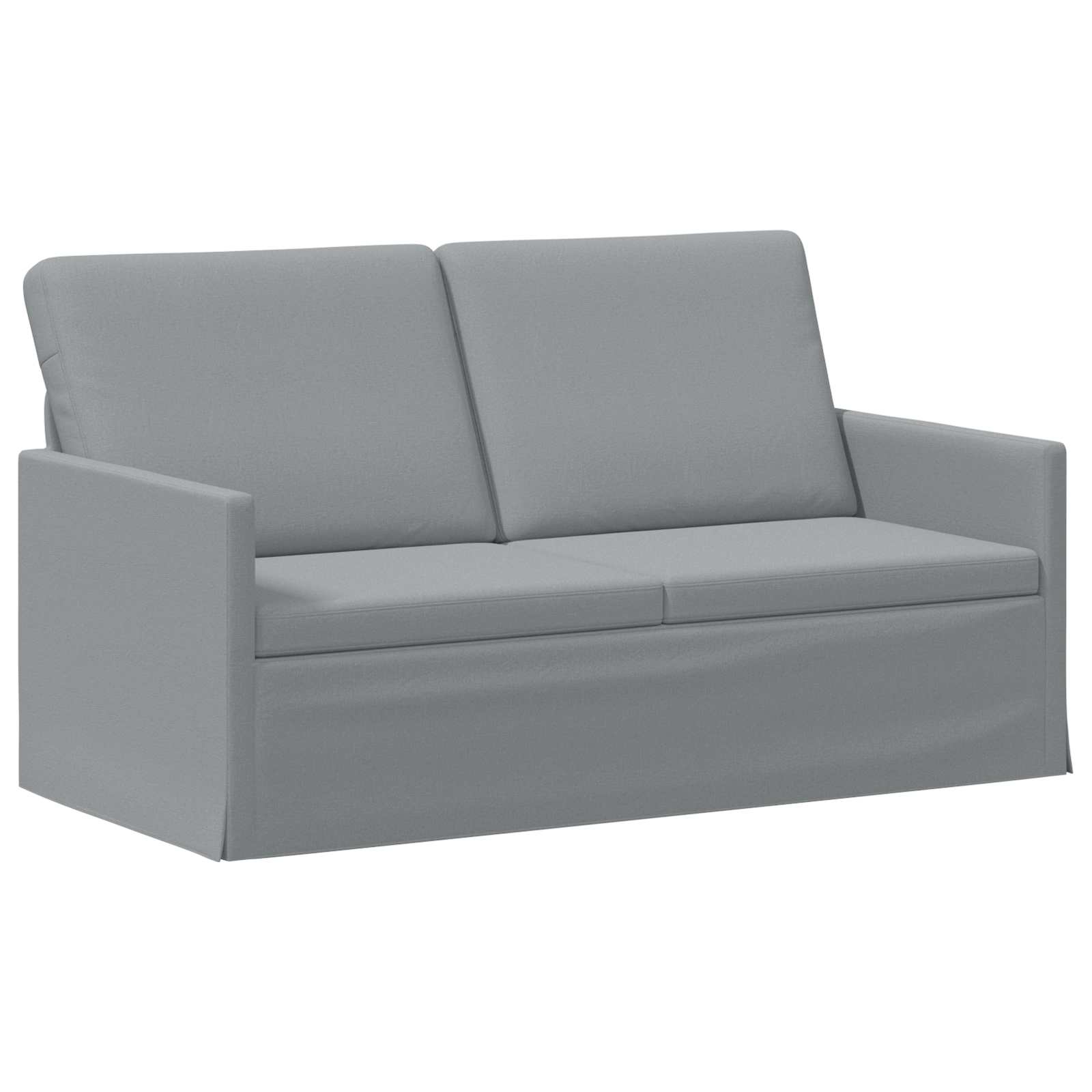 vidaXL Pohovka pro 2 osoby Světle šedá 150 x 81 x 82 cm Textil
