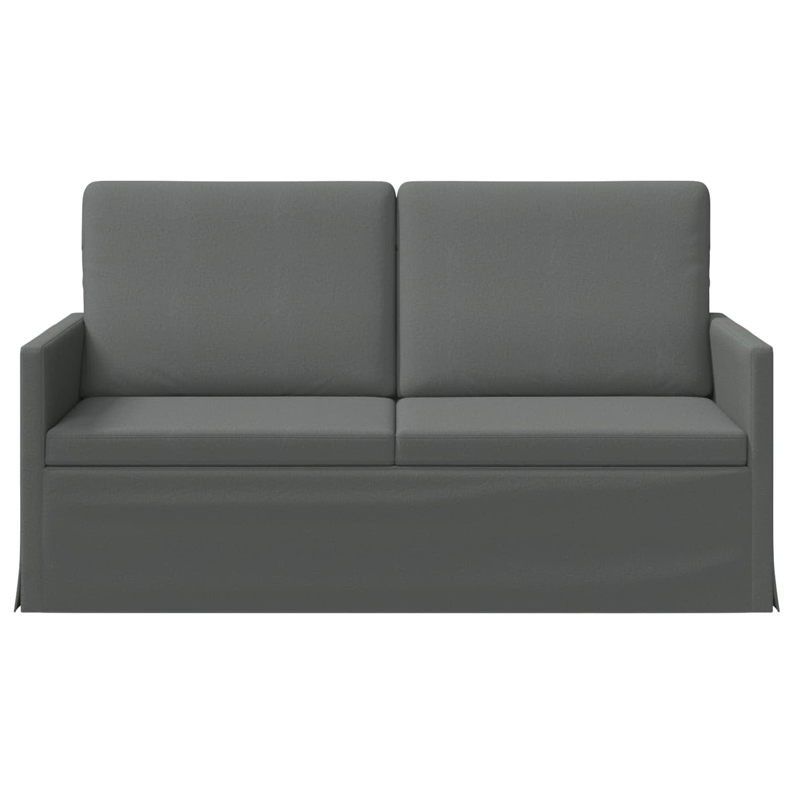 vidaXL - 2-zitsbank - Donkergrijs - 150 - x - 81 - x - 82 - cm - Stof