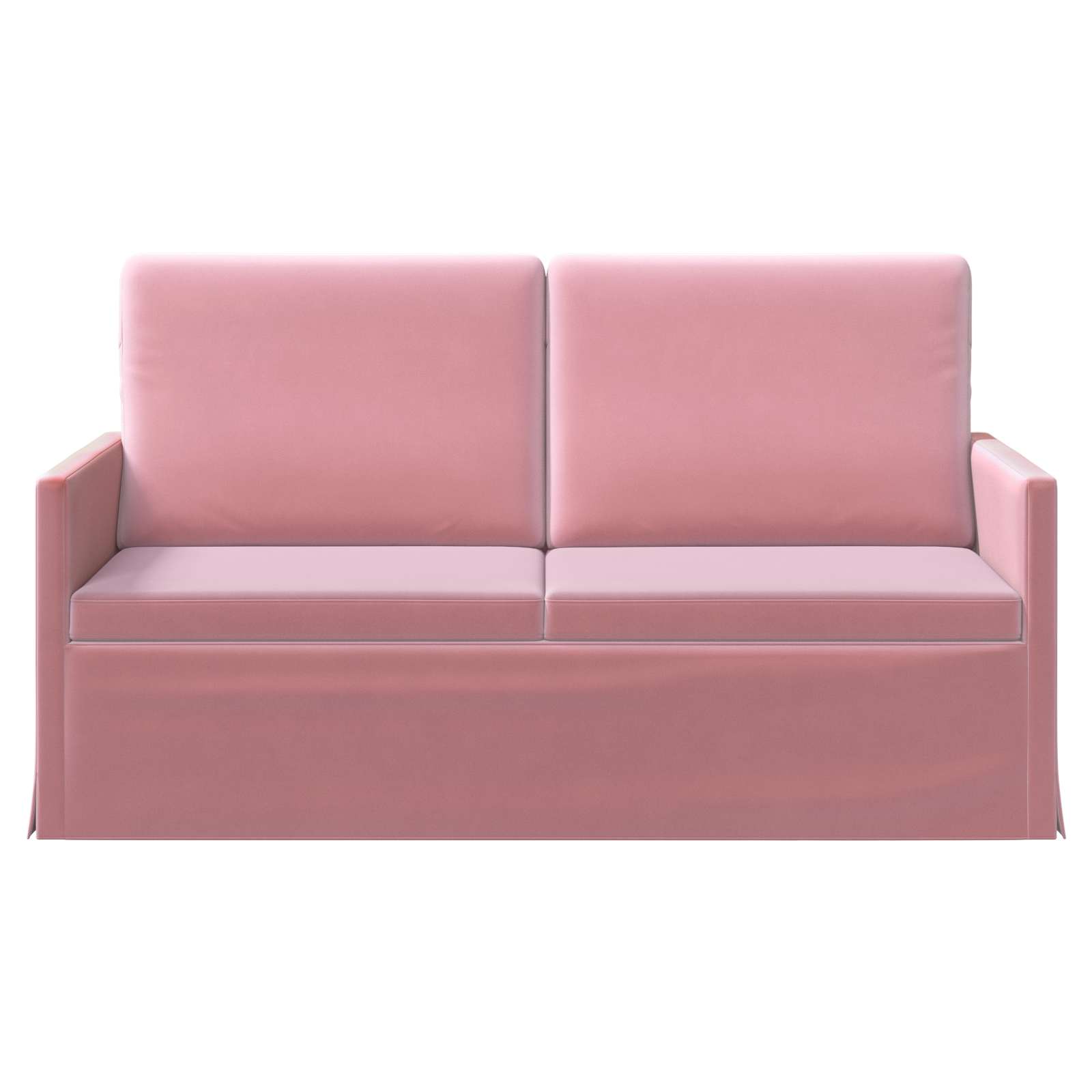 vidaXL - 2-zitsbank - Roze - 150 - x - 81 - x - 82 - cm - fluweel