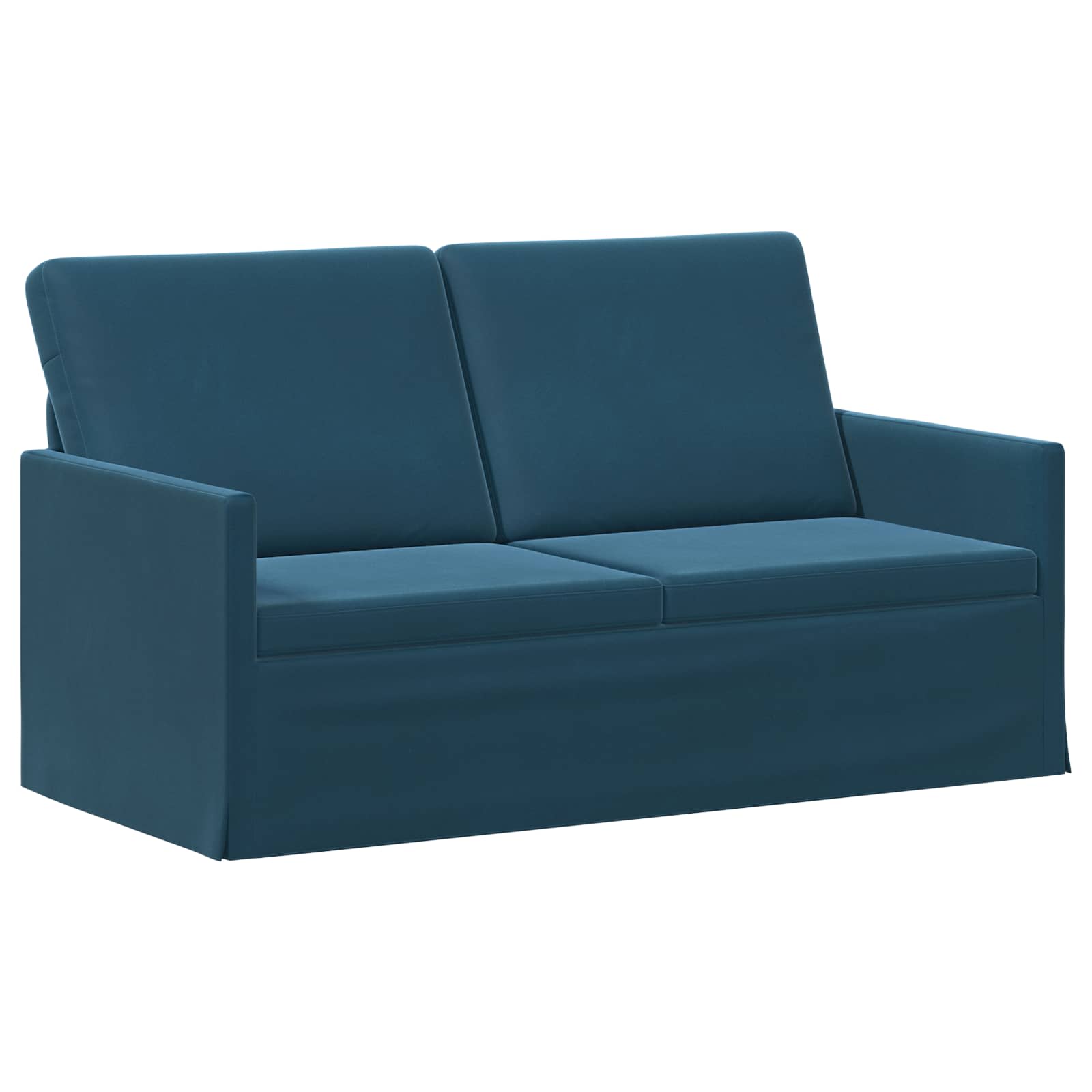 vidaXL Pohovka pro 2 osoby Modrá 150 x 81 x 82 cm Samet
