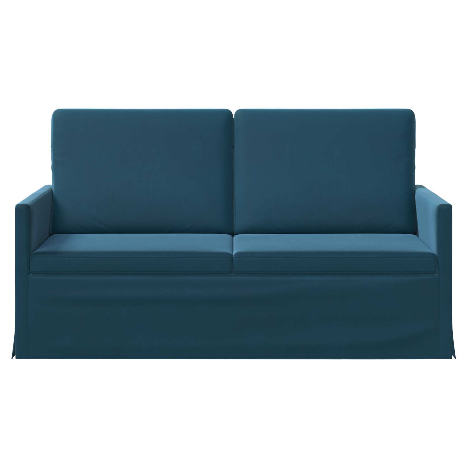 vidaXL - 2-zitsbank - Blauw - 150 - x - 81 - x - 82 - cm - fluweel