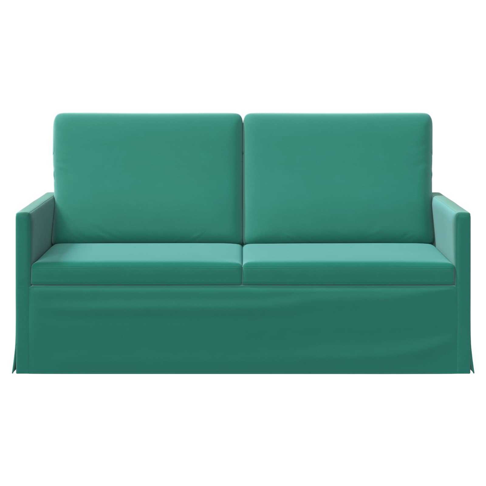 vidaXL - 2-zitsbank - Turquoise - 150 - x - 81 - x - 82 - cm - fluweel