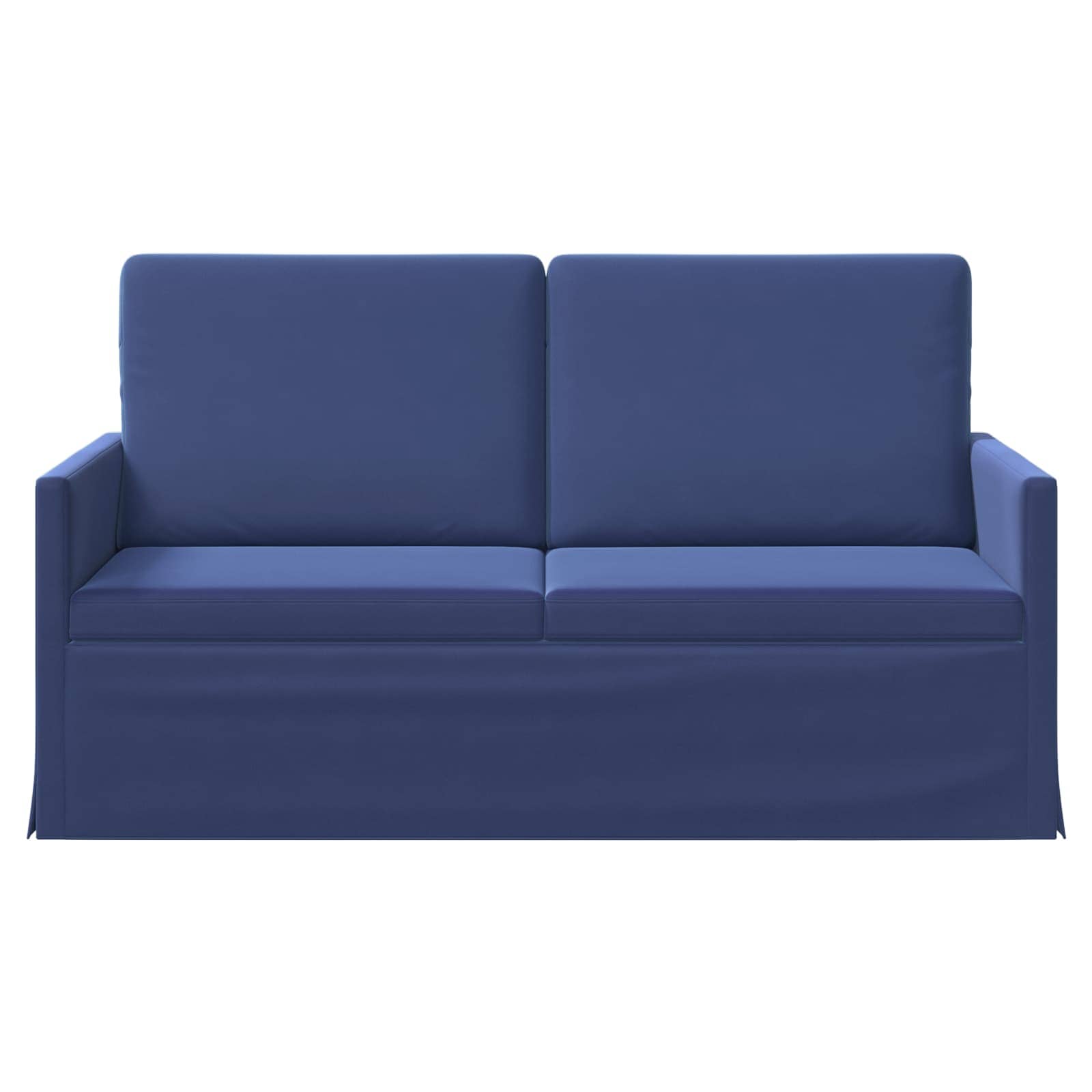 vidaXL - 2-zitsbank - Politieblauw - 150 - x - 81 - x - 82 - cm - fluweel