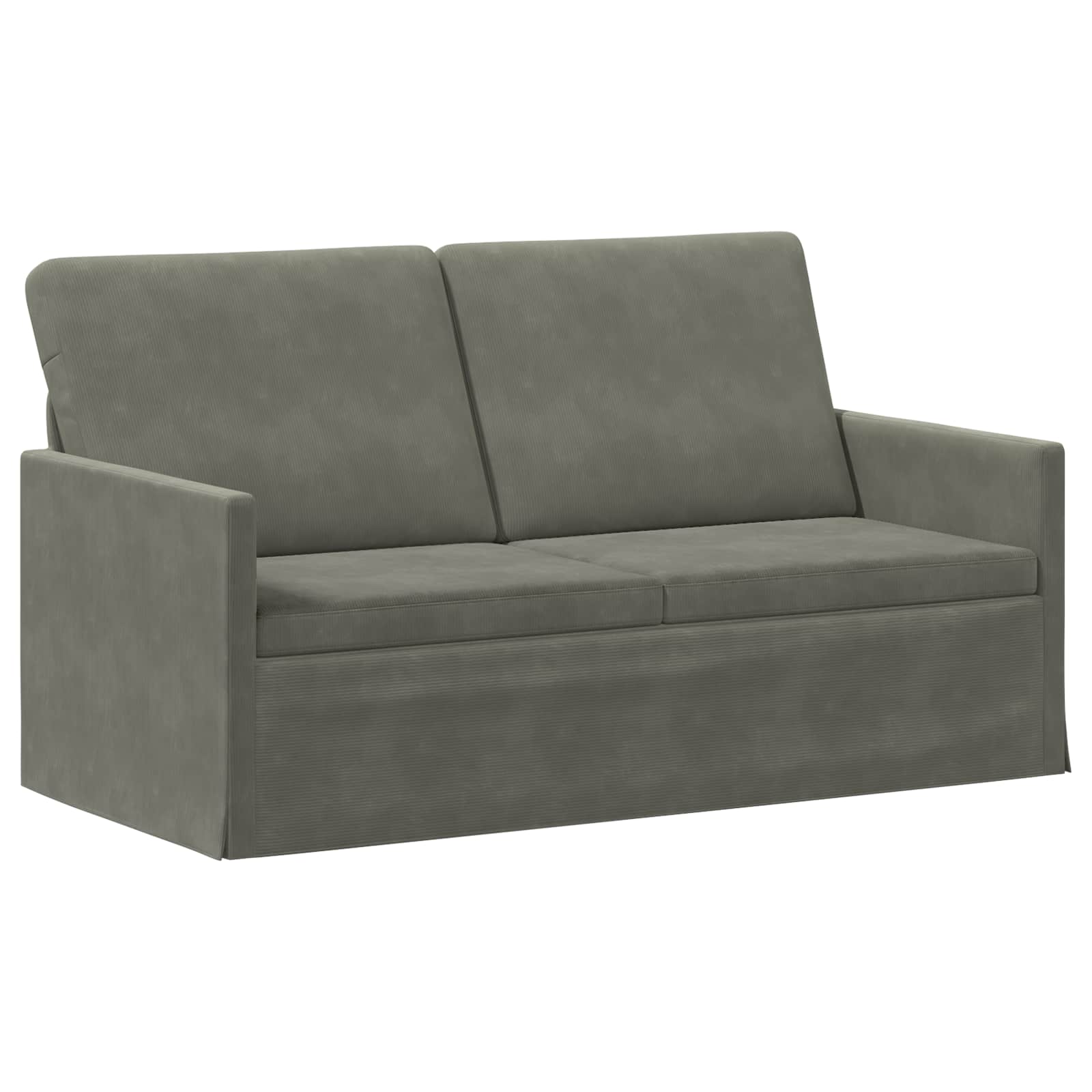 vidaXL Pohovka pro 2 osoby Světle šedá 150 x 81 x 82 cm