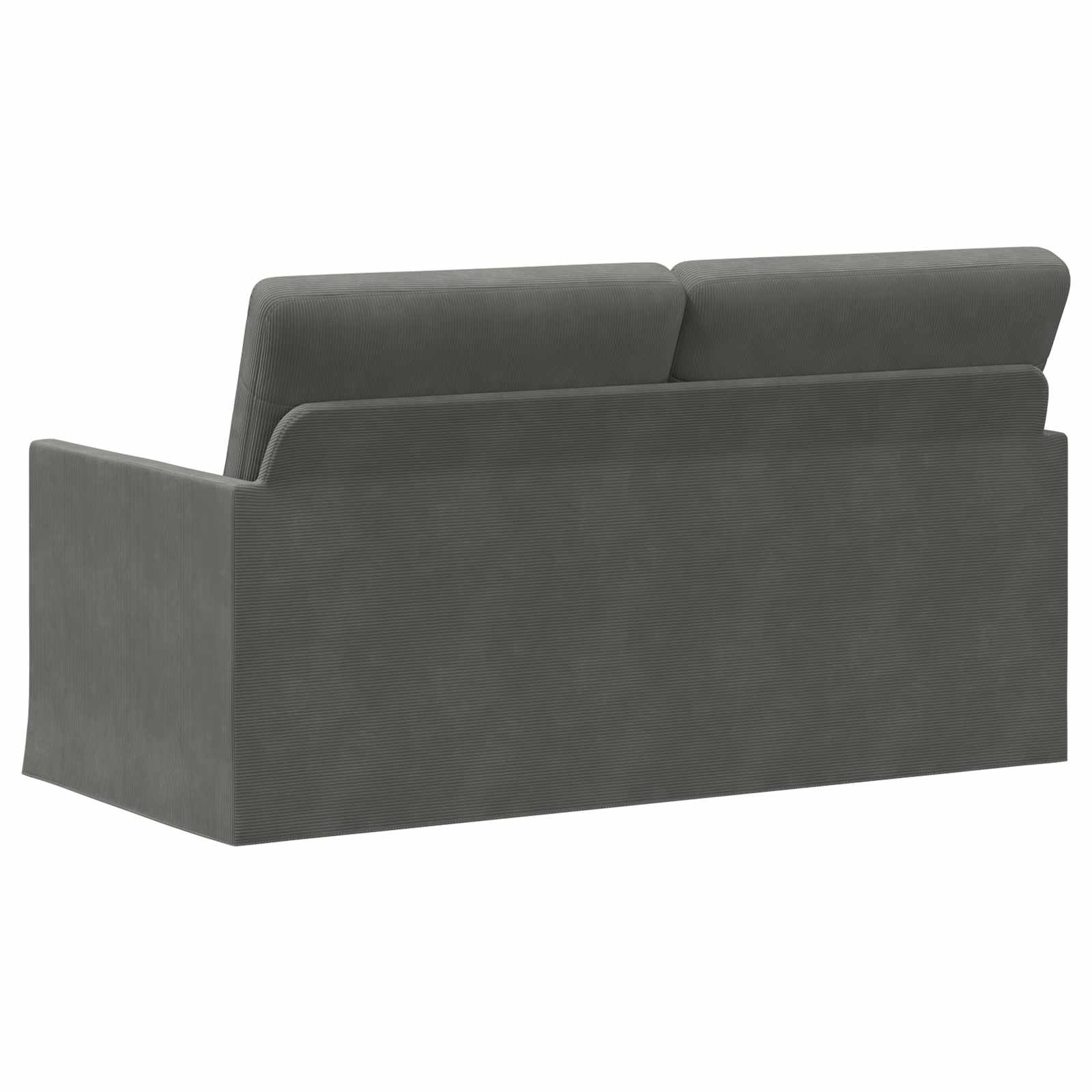 Dvosedenjski kavč Temno siva 150 x 81 x 82 cm Žametna tkanina