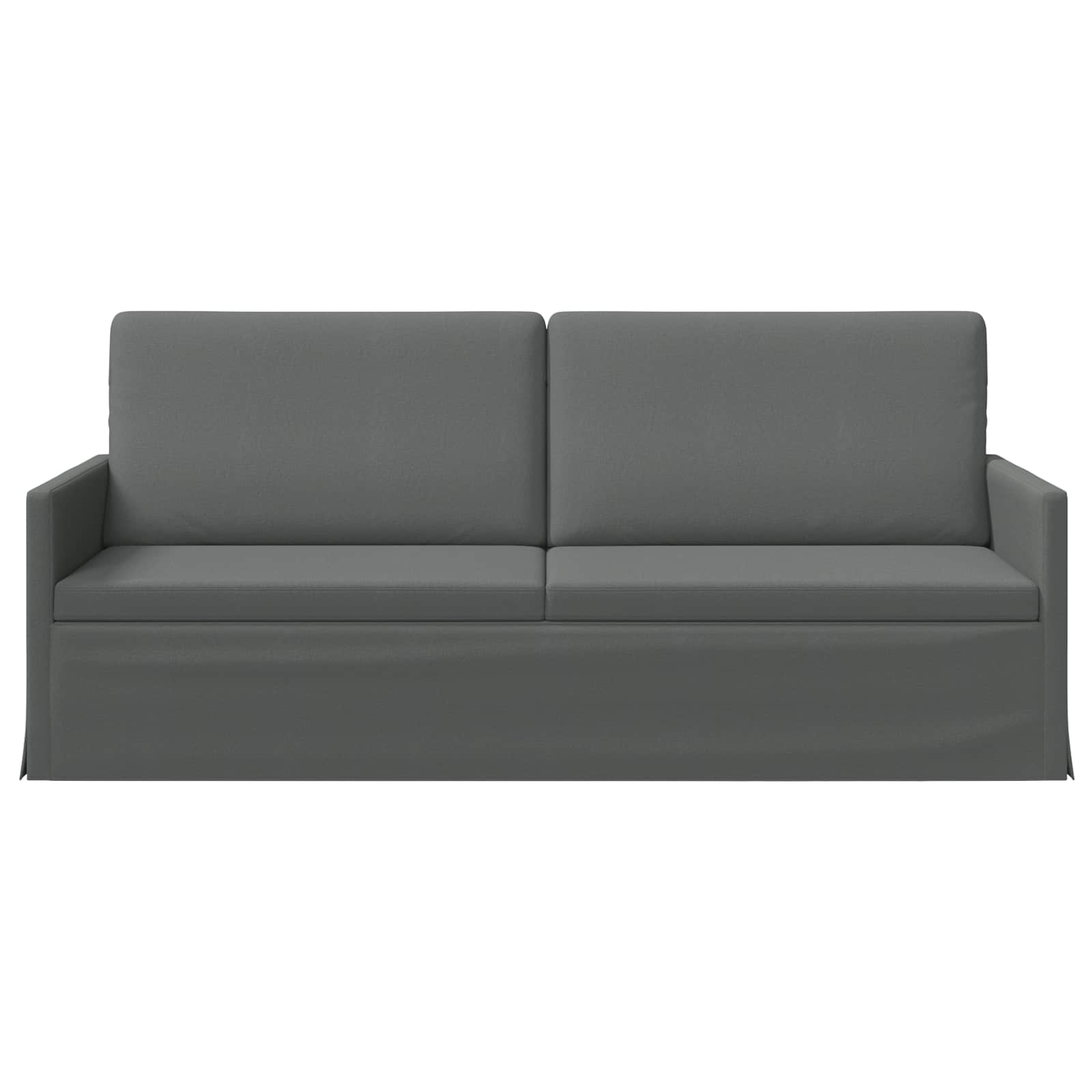 vidaXL - 3-zits - sofa - Donkergrijs - 190 - x - 81 - x - 82 - cm - Stof