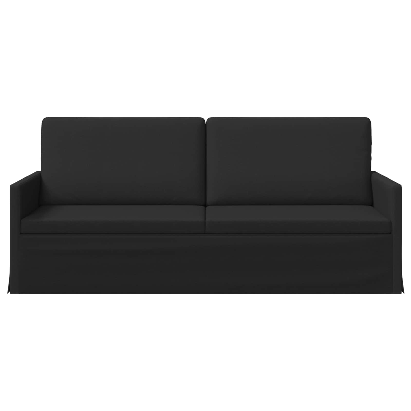 vidaXL - 3-zits - sofa - Zwart - 190 - x - 81 - x - 82 - cm - Stof