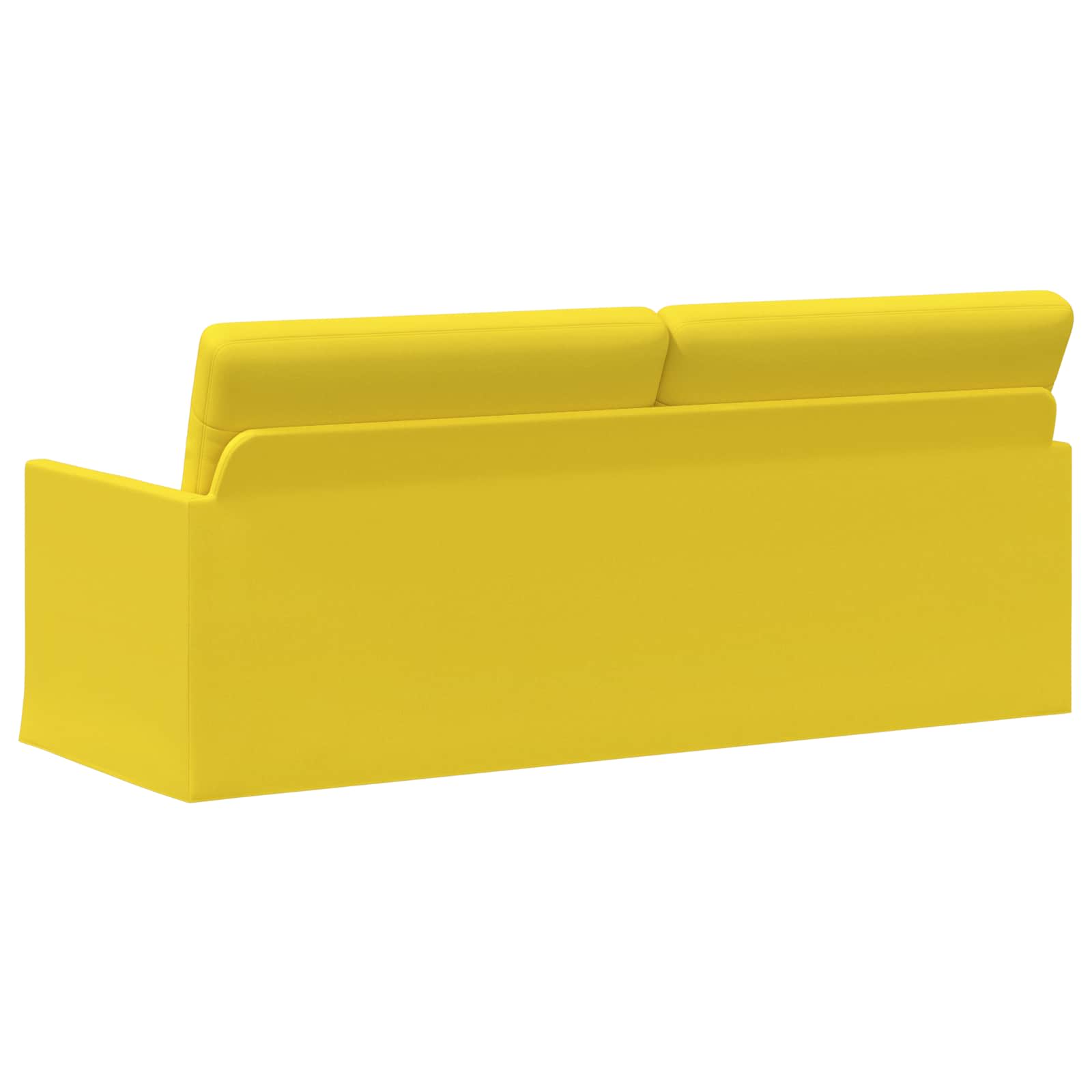 3-sedna sofa Svetlo rumena 190 x 81 x 82 cm Blago