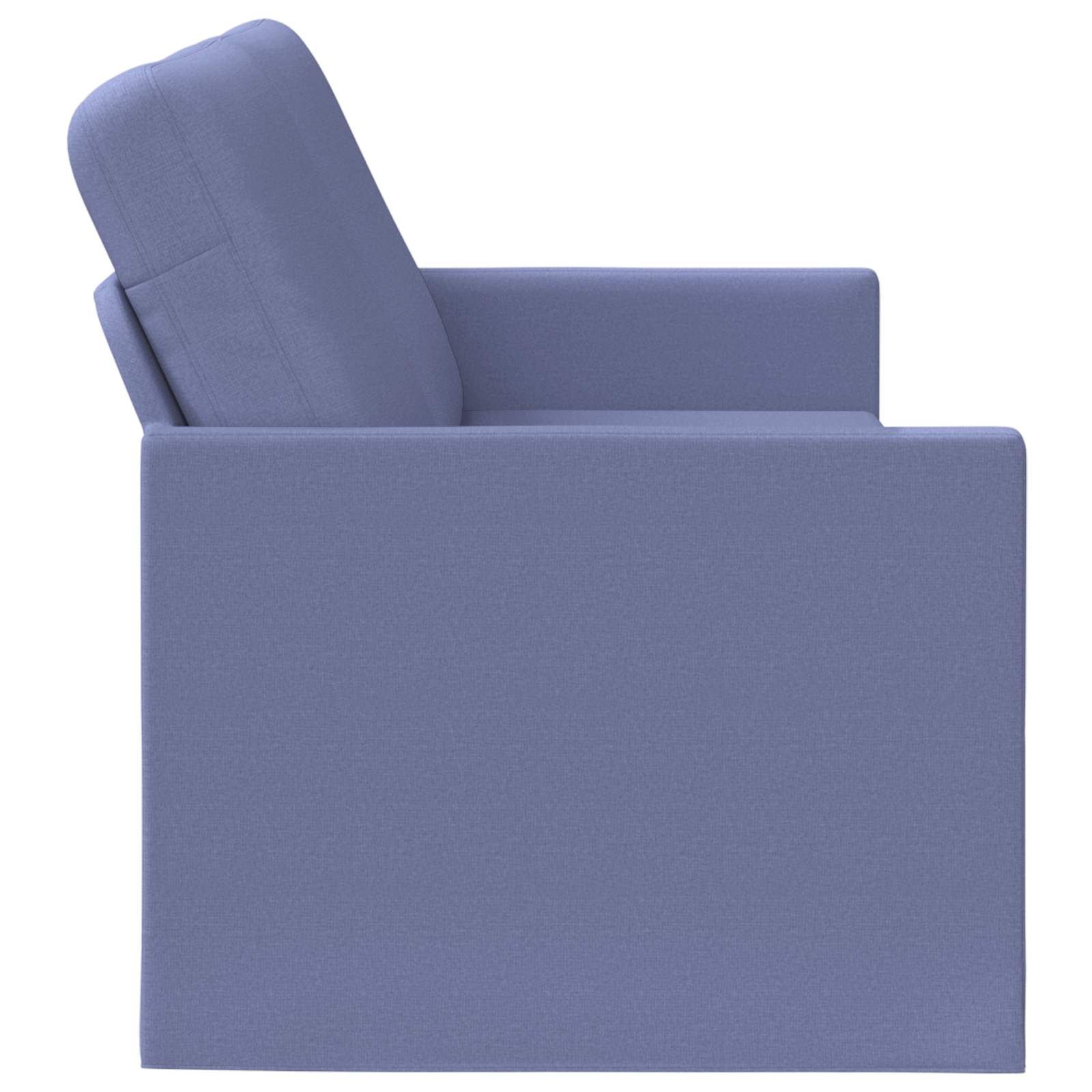 vidaXL 3-zits bank Jeans Blauw 190 x 81 x 82 cm Stof, foto 4