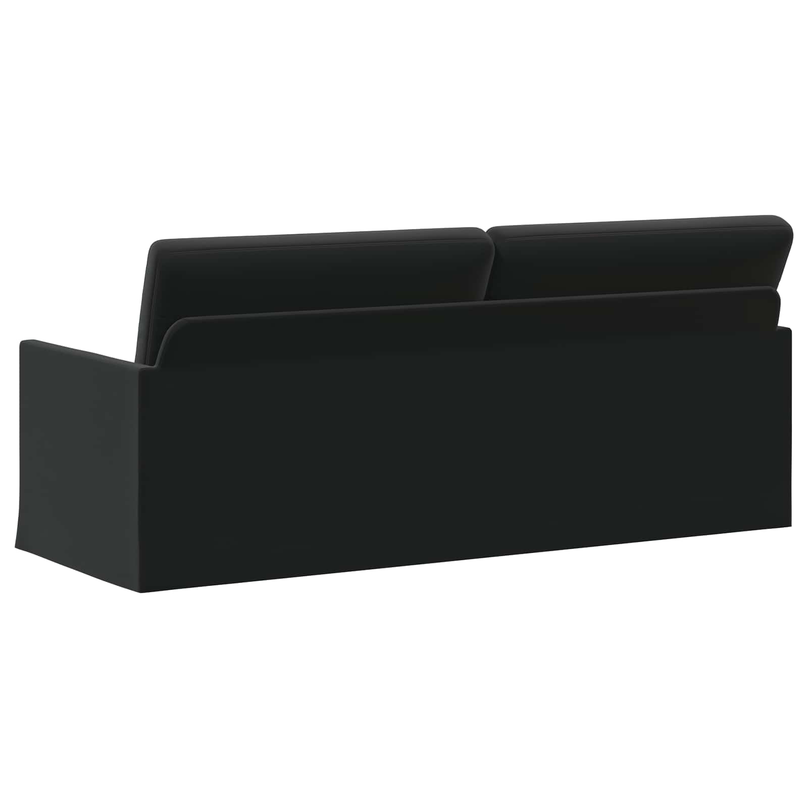 3-sedna sofa Črna 190 x 81 x 82 cm Žamet