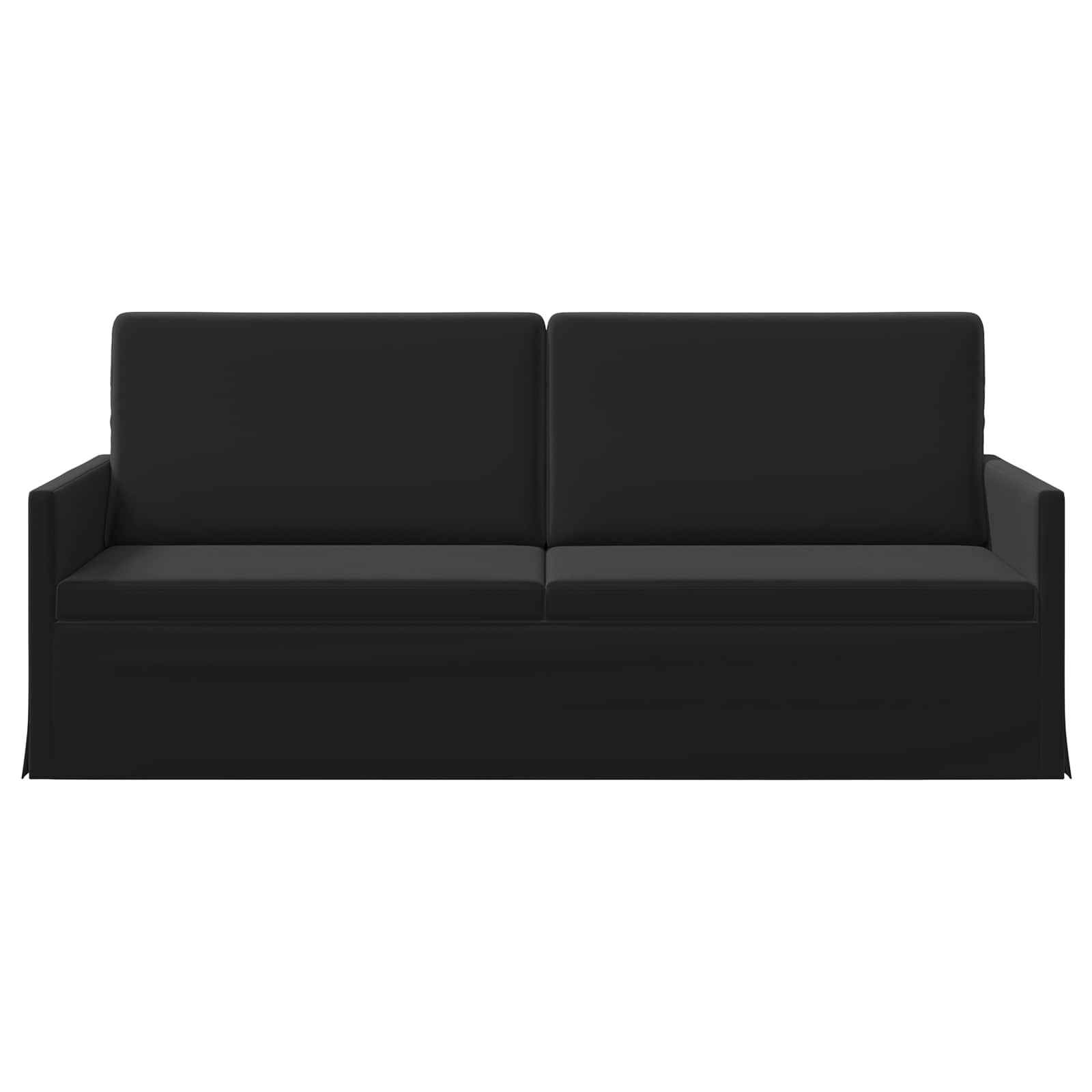 vidaXL - 3-zits - sofa - Zwart - 190 - x - 81 - x - 82 - cm - fluweel