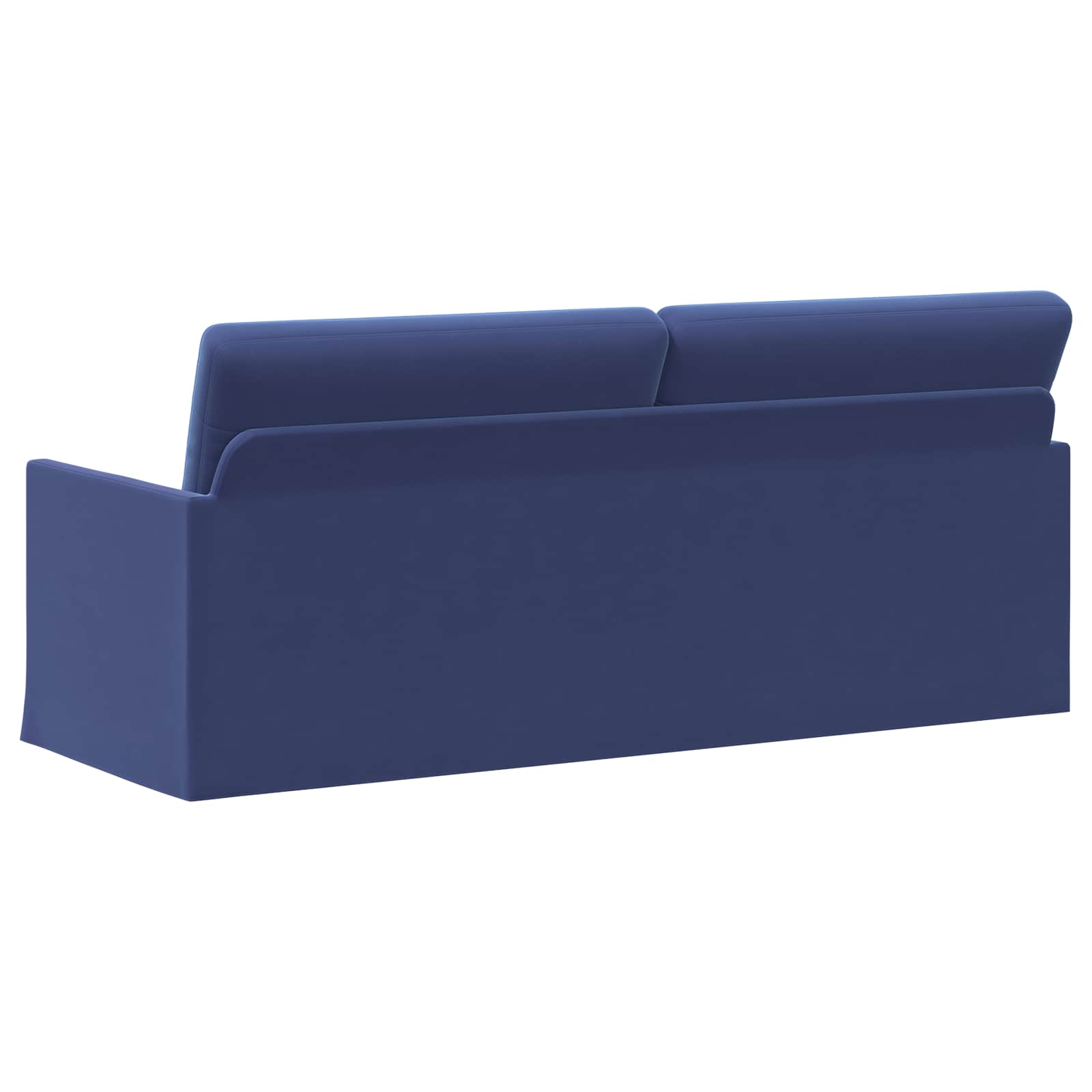 3-sedna sofa Policijska modra 190 x 81 x 82 cm Žamet
