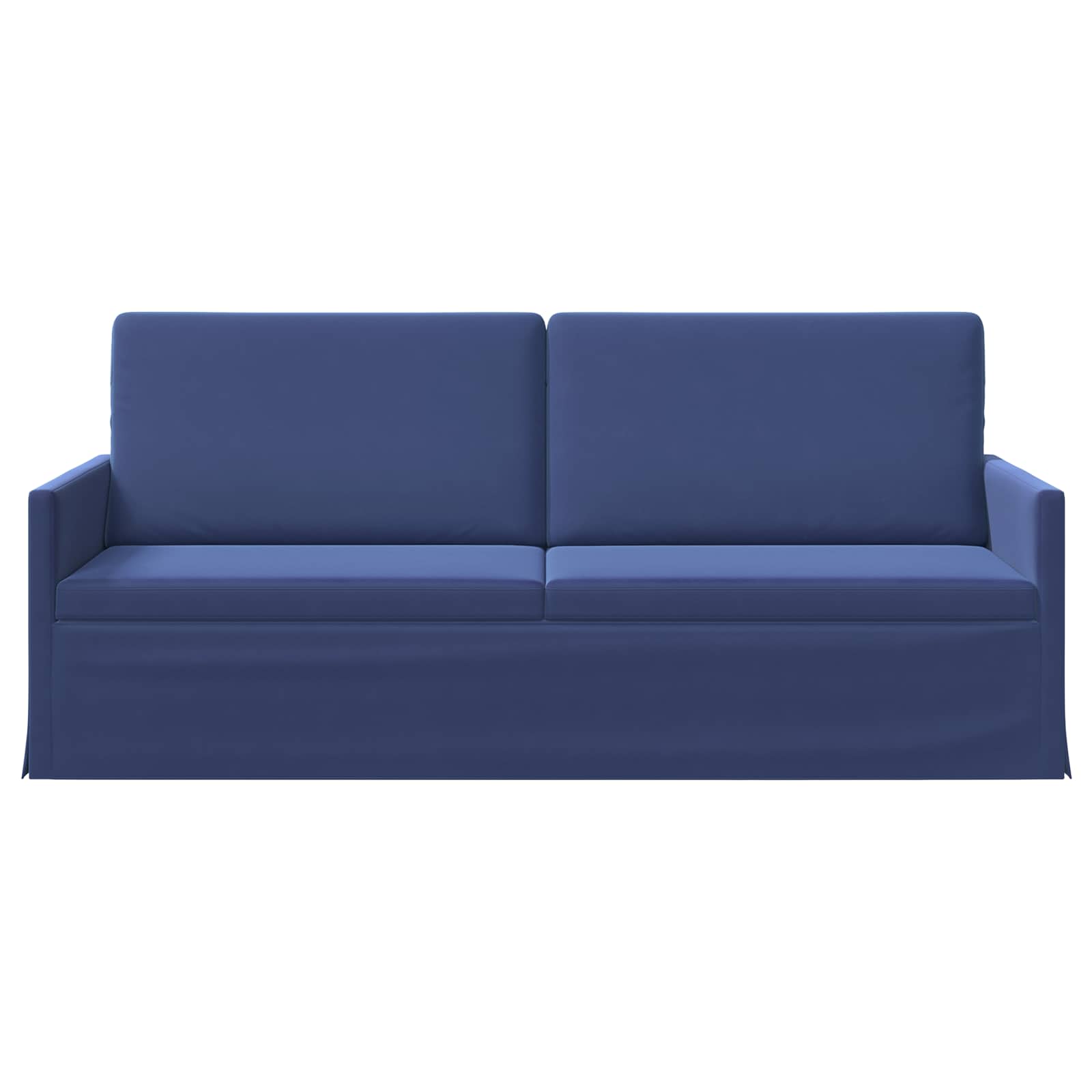 3-sedna sofa Policijska modra 190 x 81 x 82 cm Žamet