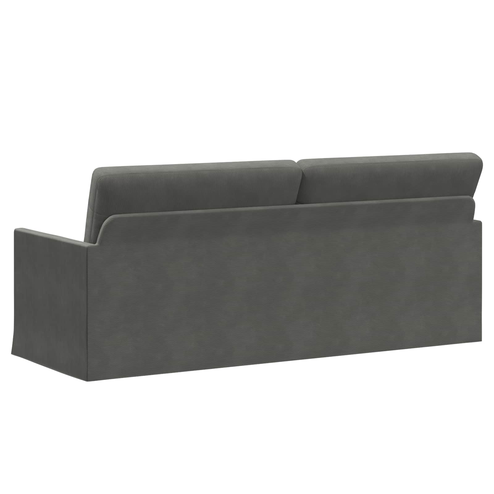 3-sedna sofa Temno siva 190 x 81 x 82 cm Žametna tkanina