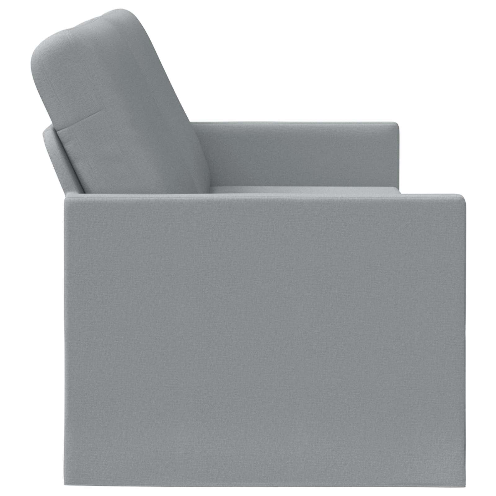 vidaXL 3-zits bank Lichtgrijs 220 x 81 x 82 cm Stof, foto 4