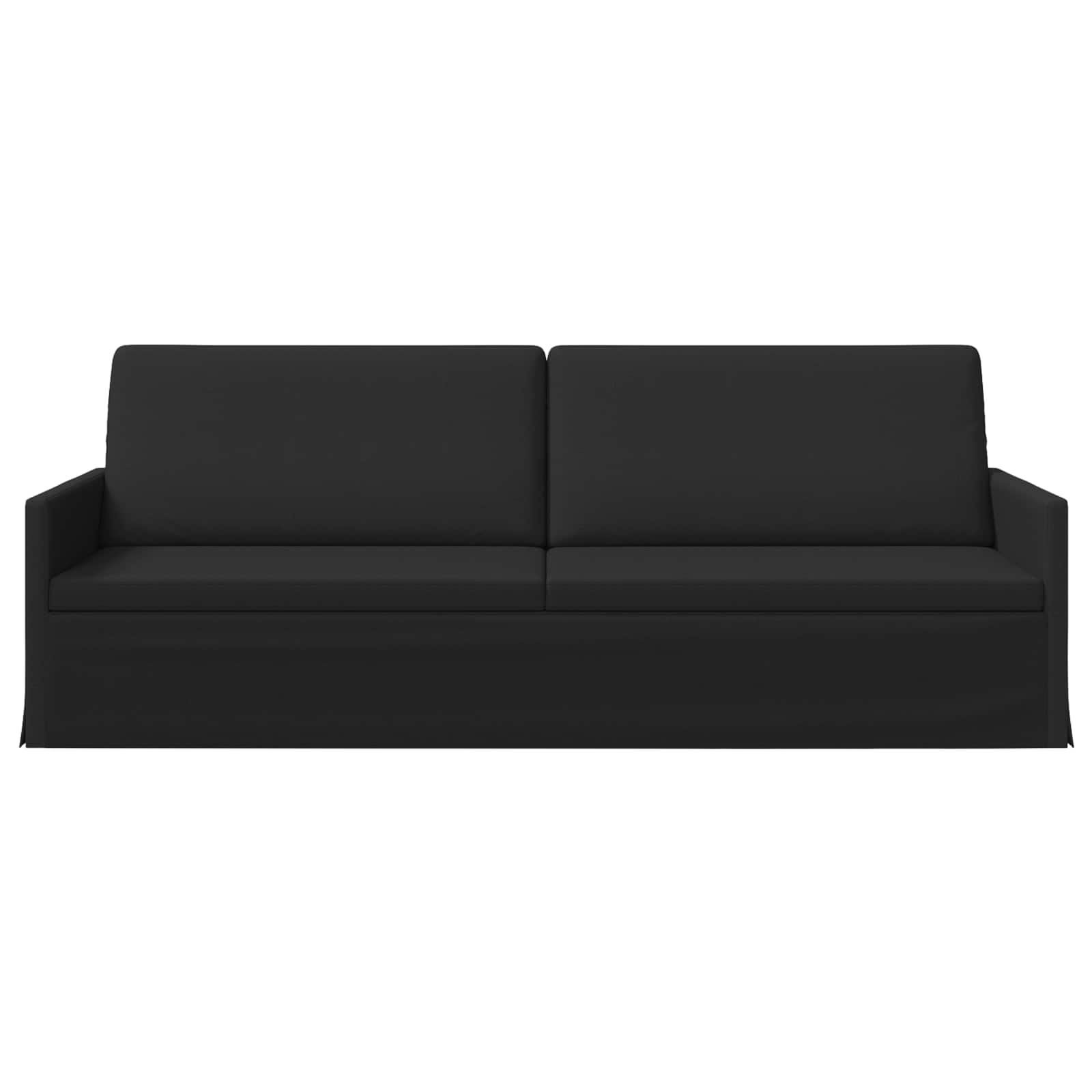 vidaXL - 3-zits - sofa - Zwart - 220 - x - 81 - x - 82 - cm - Stof