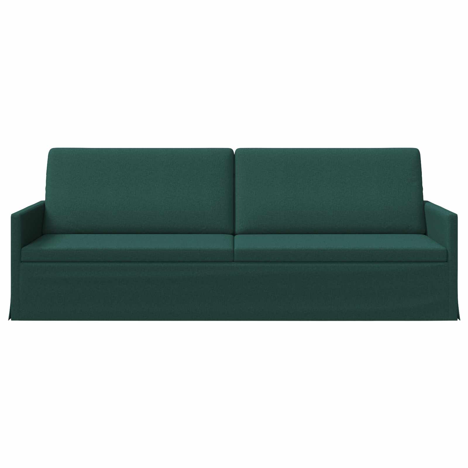 vidaXL - 3-zits - sofa - Donkergroen - 220 - x - 81 - x - 82 - cm - Stof
