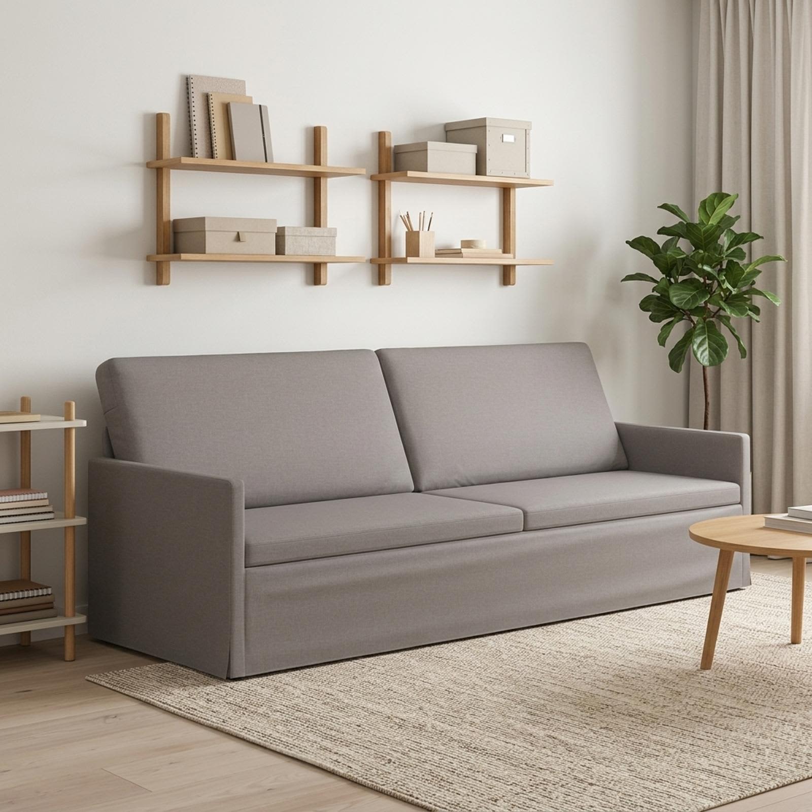 3-sedna sofa Taupe 220 x 81 x 82 cm Blago
