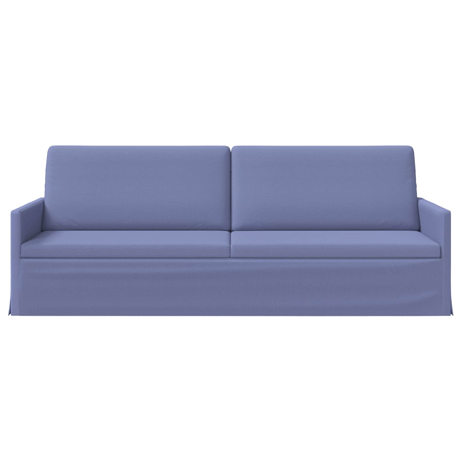 vidaXL - 3-zits - sofa - Jeans - Blauw - 220 - x - 81 - x - 82 - cm - Stof