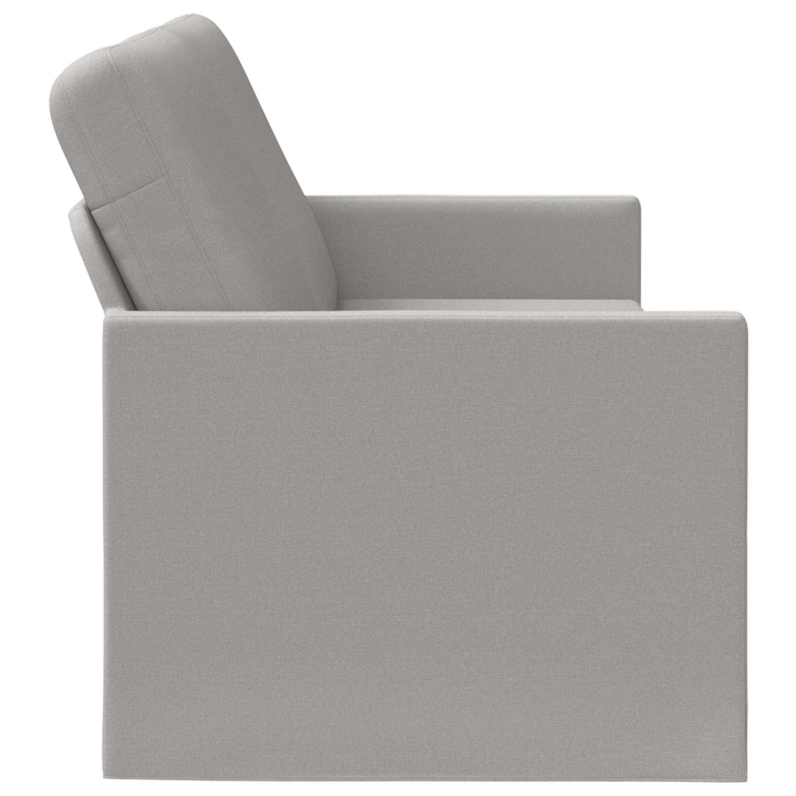 vidaXL 3-zits bank Wolkengrijs 220 x 81 x 82 cm Stof grijs, foto 4