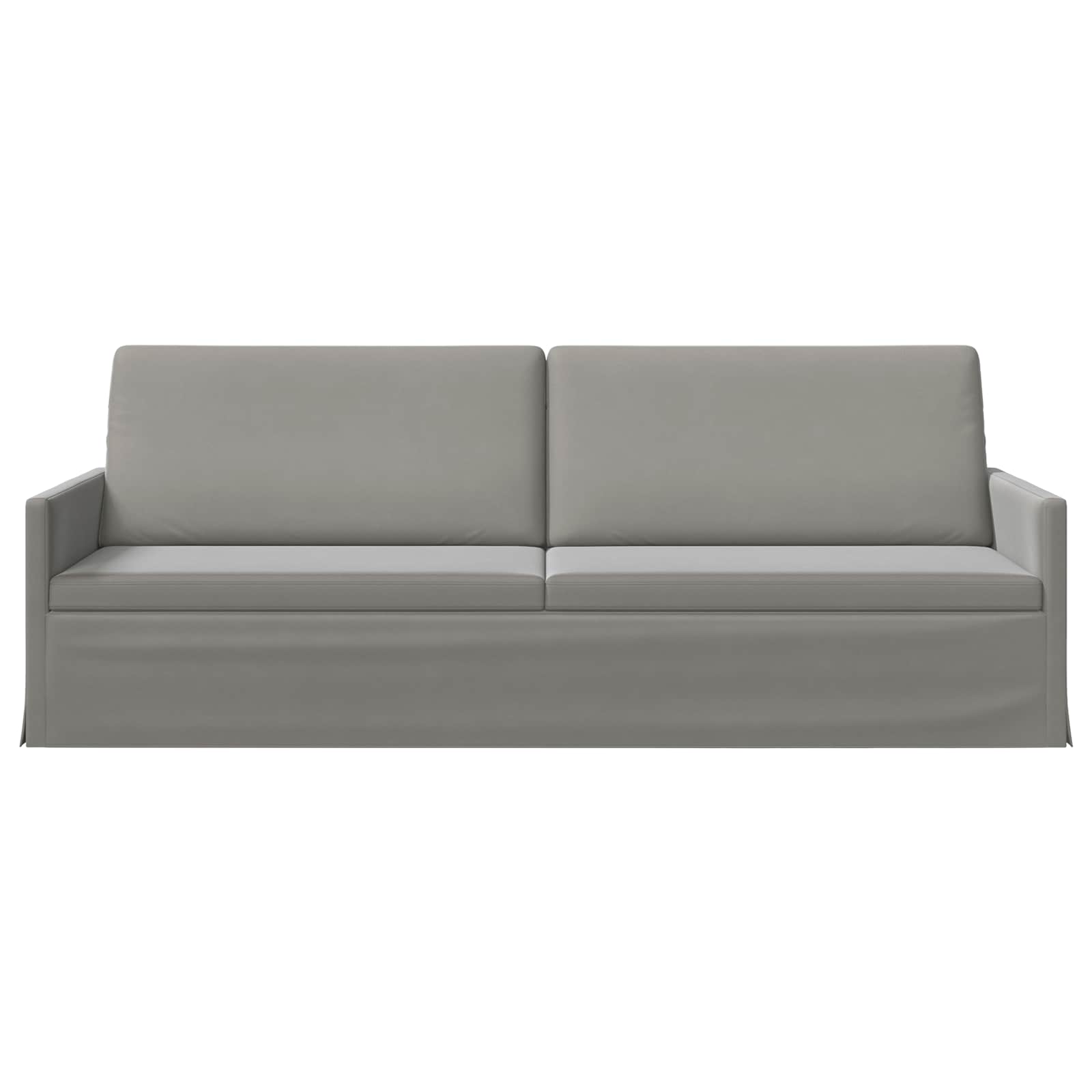 vidaXL - 3-zits - sofa - Lichtgrijs - 220 - x - 81 - x - 82 - cm - fluweel