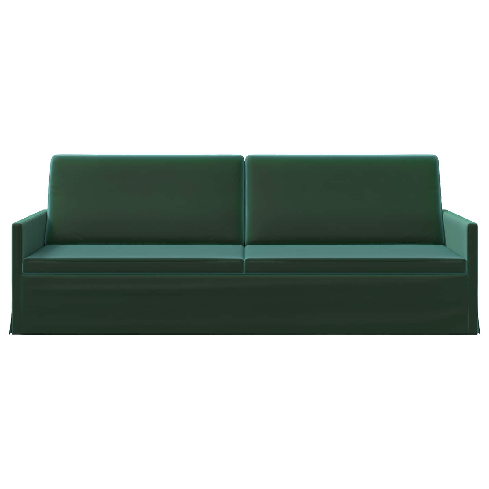 3-sedna sofa Temno zelena 220 x 81 x 82 cm Žamet