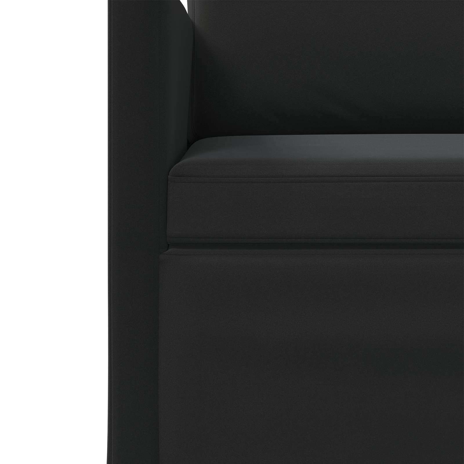 3-sedna sofa Črna 220 x 81 x 82 cm Žamet