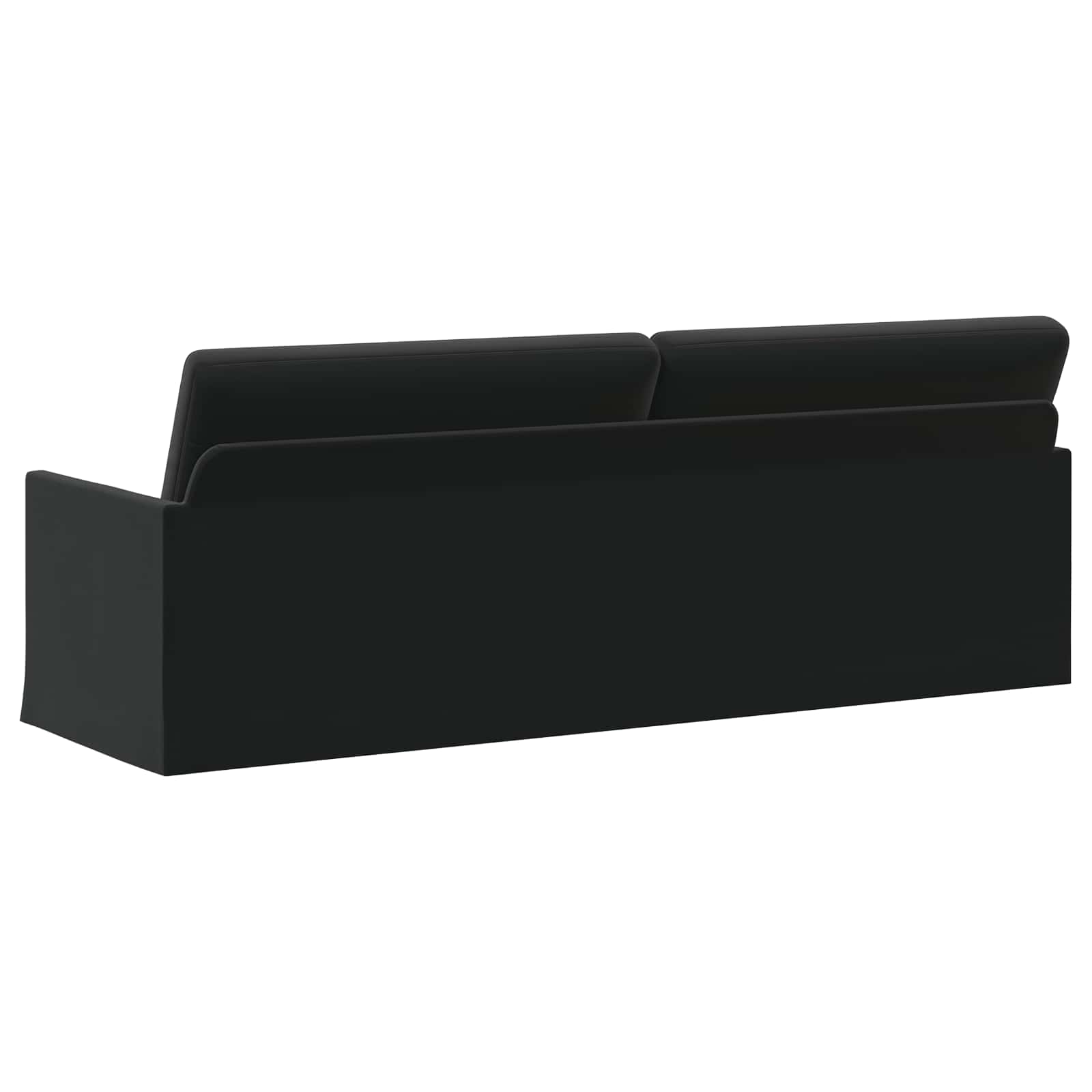 3-sedna sofa Črna 220 x 81 x 82 cm Žamet