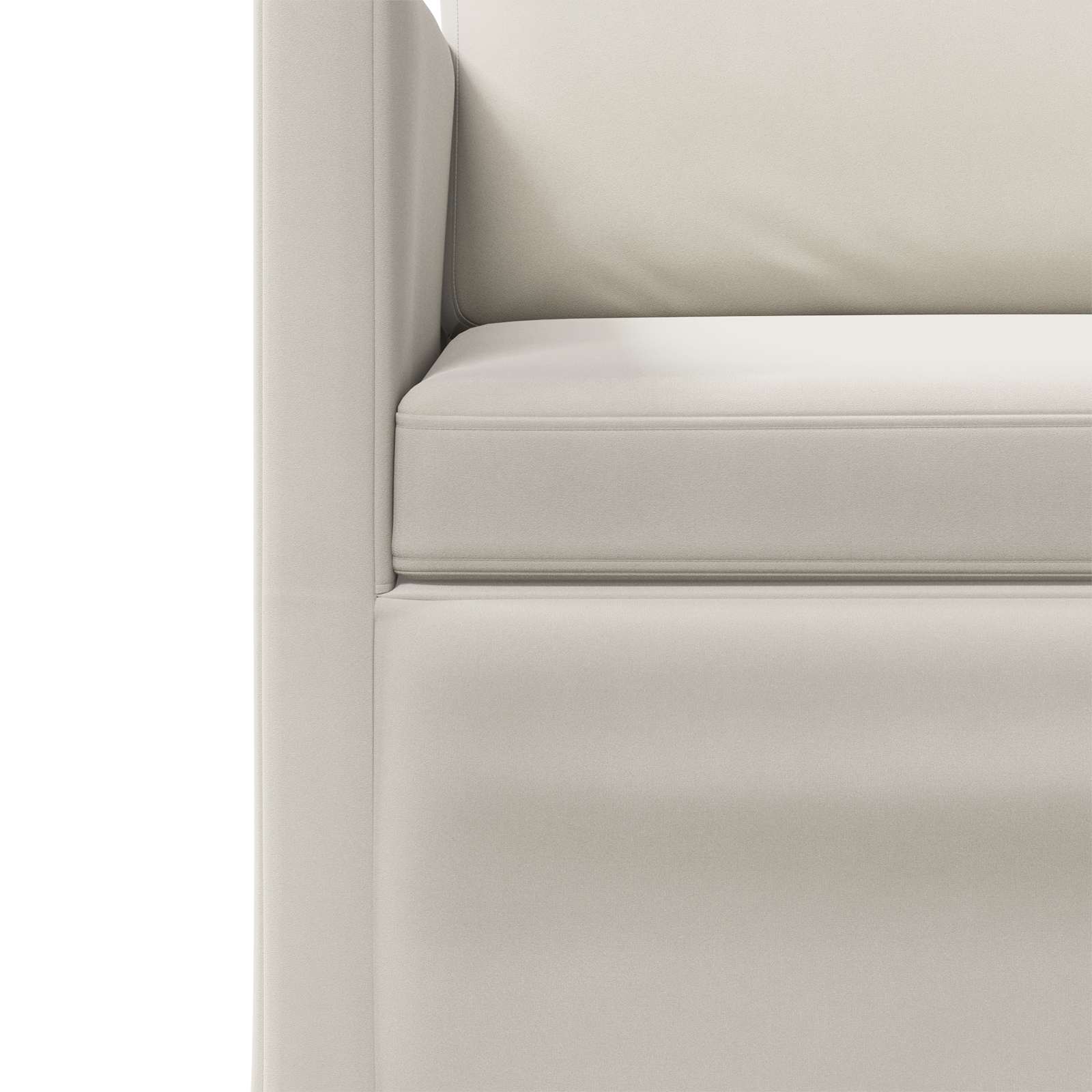 3-sedna sofa Krem 220 x 81 x 82 cm Žamet