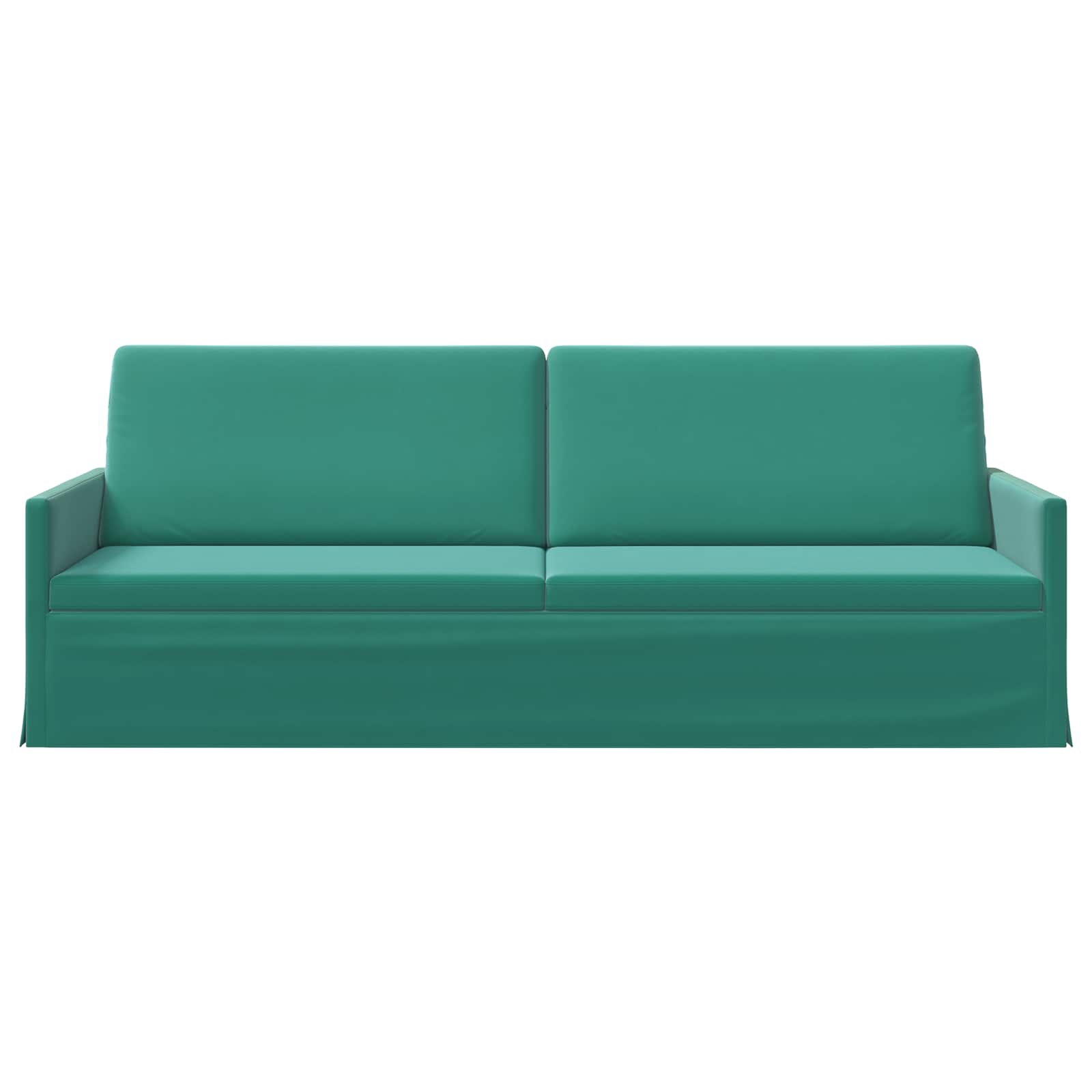vidaXL - 3-zits - sofa - Turquoise - 220 - x - 81 - x - 82 - cm - fluweel