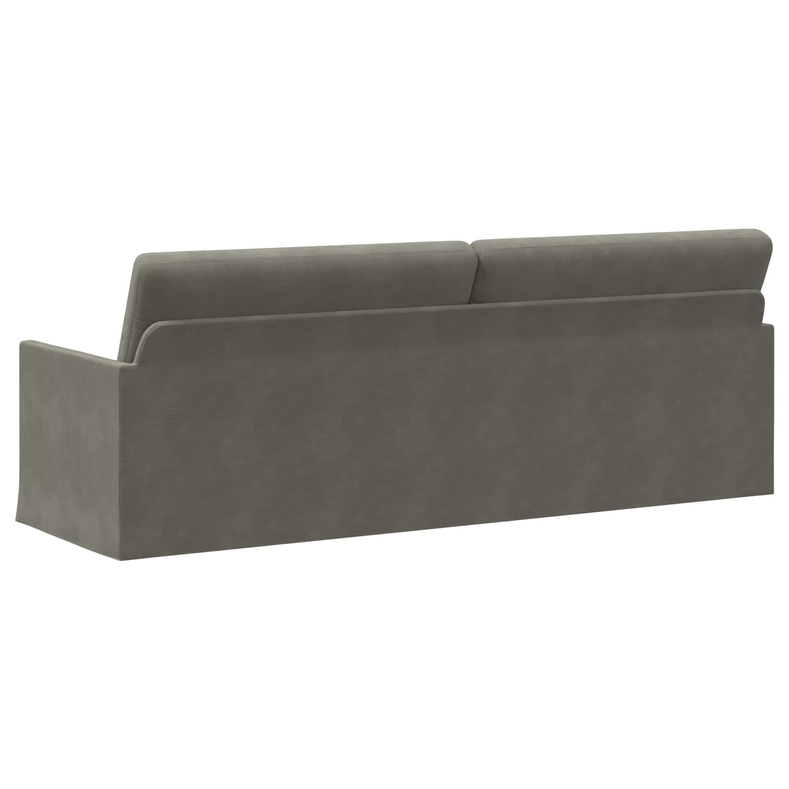 3-sedna sofa Svetlo siva 220 x 81 x 82 cm Žametna tkanina