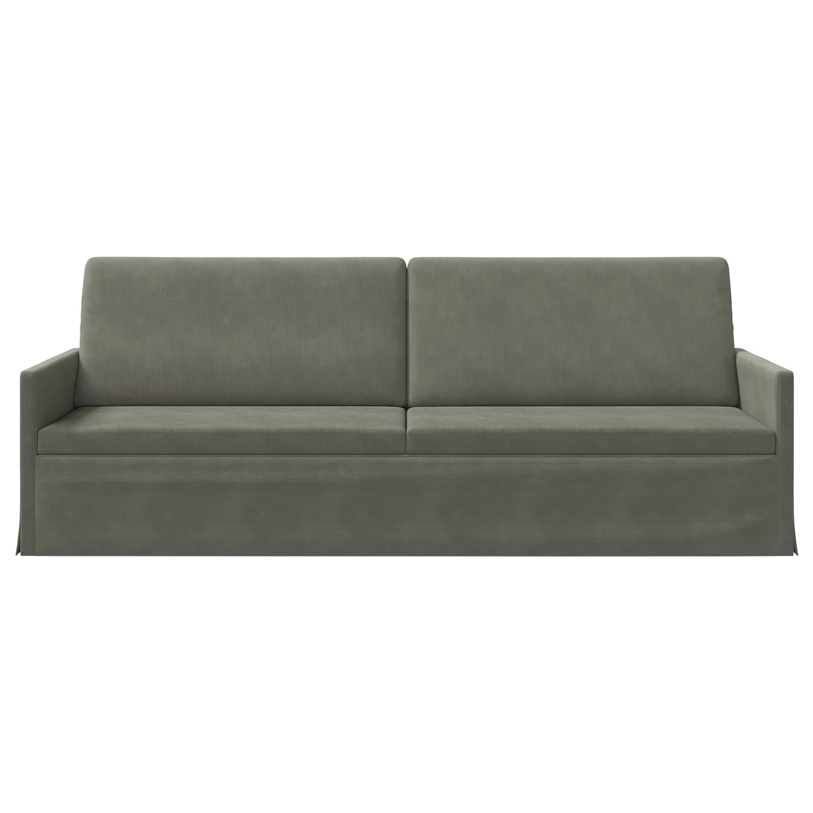 vidaXL - 3-zits - sofa - Lichtgrijs - 220 - x - 81 - x - 82 - cm - Corduroy - stof