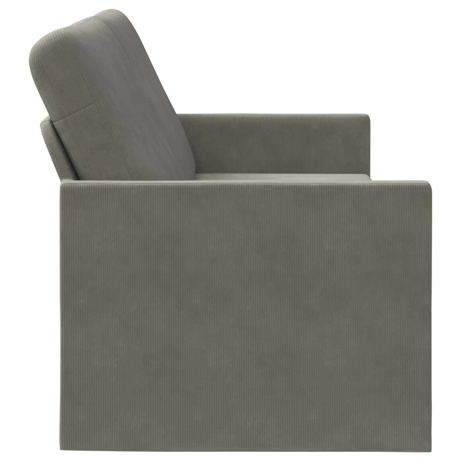 3-sedna sofa Svetlo siva 220 x 81 x 82 cm Žametna tkanina