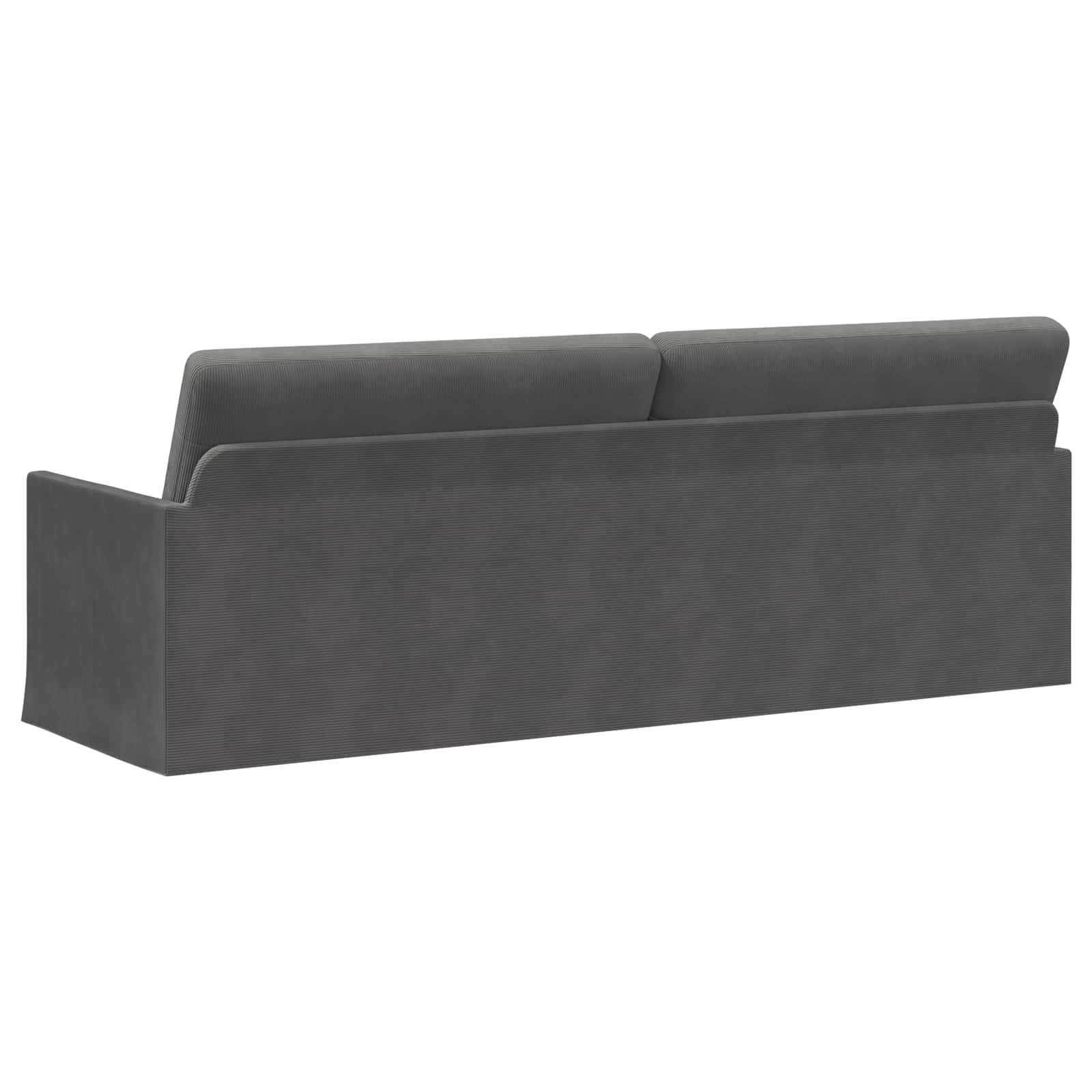 3-sedna sofa Temno siva 220 x 81 x 82 cm Žametna tkanina