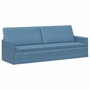 vidaXL 3 Kohaline Diivan Sinine 220 x 81 x 82 cm Korter kangas