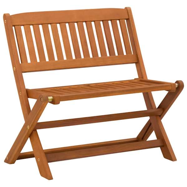 vidaXL Lastepink 1 -Seater 61 x 38 x 57 cm Tugev Eukal&uuml;pti Puit Pruun