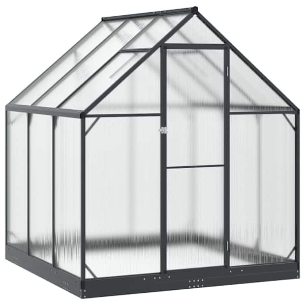 vidaXL Aia kasvuhoone 183,5 x 183,5 x 207 cm