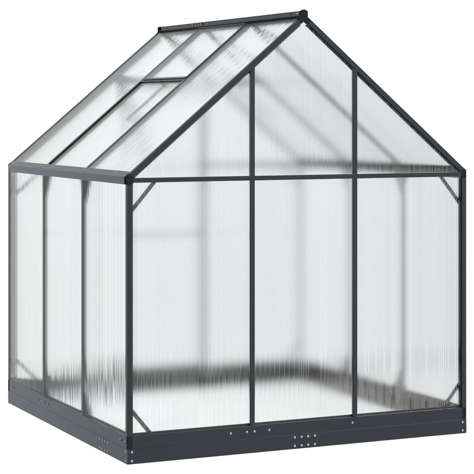 Tuin Serre met de deur Antracietkleurig 183,5 x 183,5 x 207 cm image 6